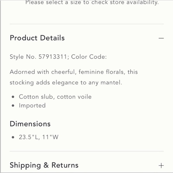 Anthropologie Nori Christmas stocking - Picture 8 of 8